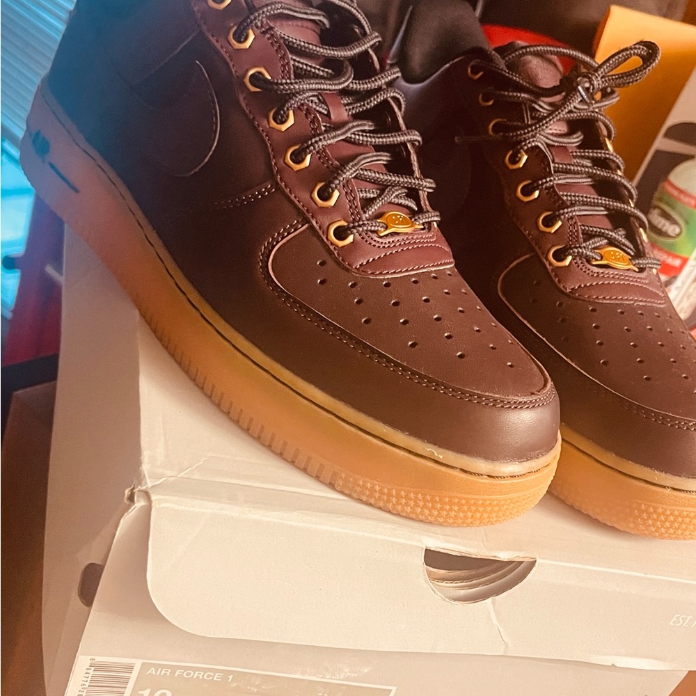 Nike Air Force 1 low Deep Burgundy Gum bottom